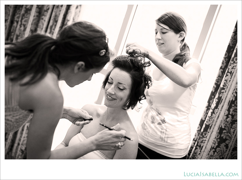 Bride getting ready picture 2