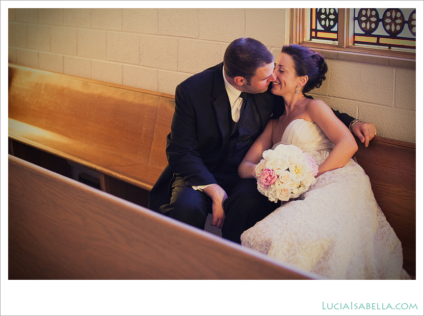 Wedding couple portrait