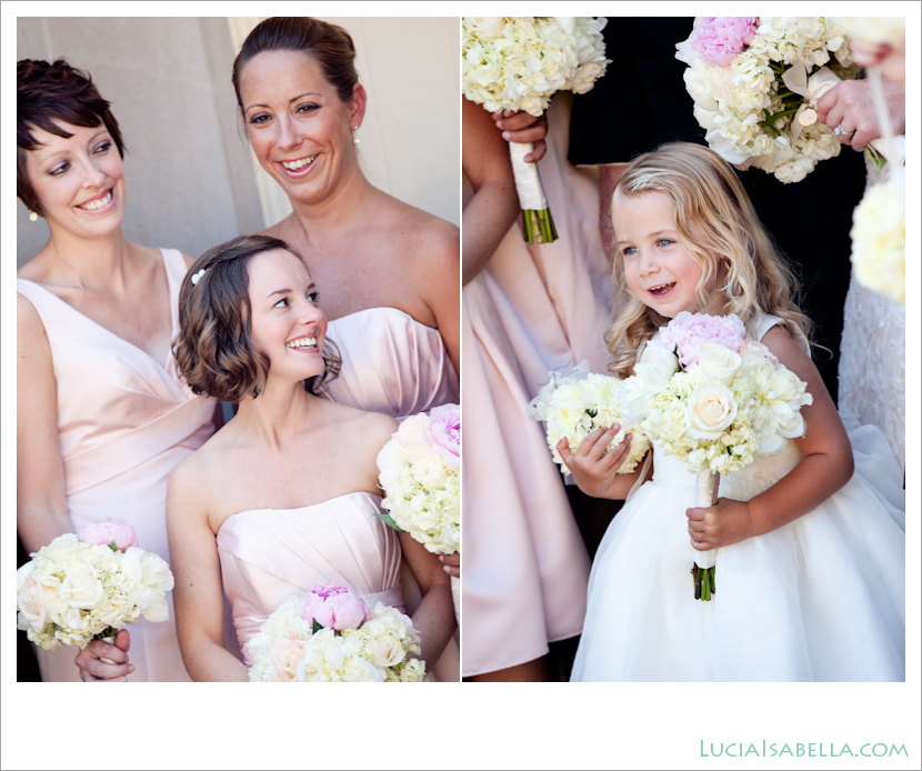Bridesmaids flower girl