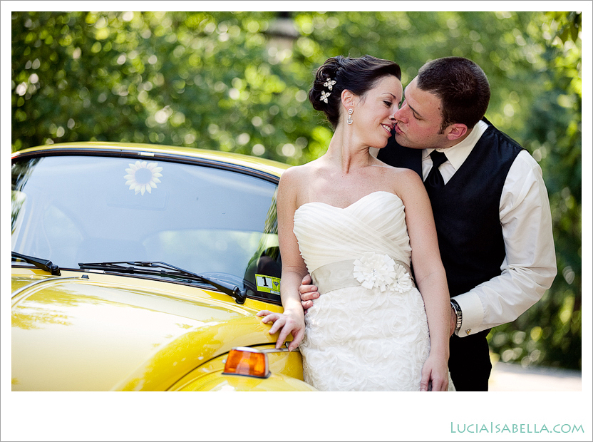 romantic wedding couple