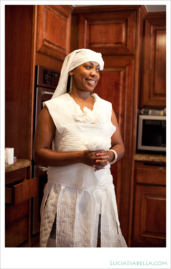 Bridal Shower Game Paper Wedding Dress