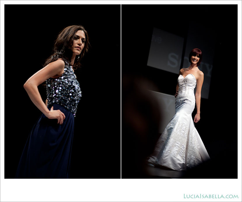 2011 WPPI Sony Fashion Show Runway Model Bridal Gown
