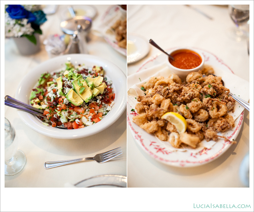 13-Maggianos-Birthday-Party-salad-calamari